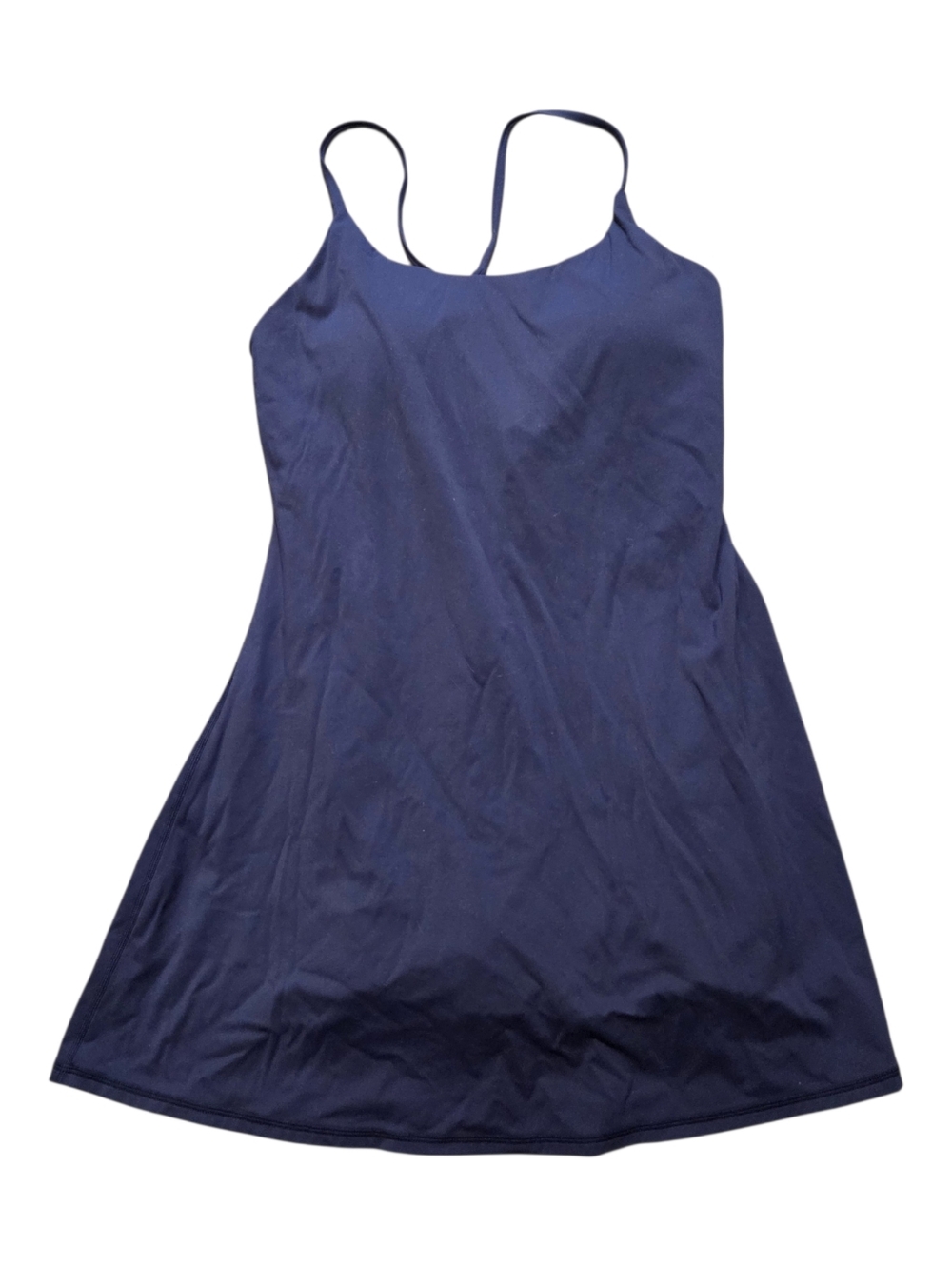 Athletic dress for hiking, tennis and daily errands. Built In Bra, Navy, Size XL